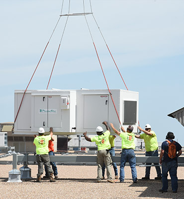 Salem Helicopter HVAC Lift