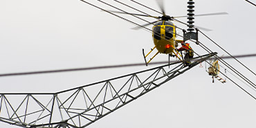 Salem Helicopter Transmission Line Maintenance