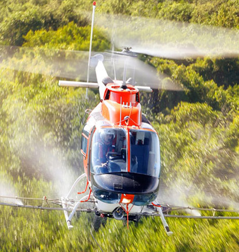 Salem Helicopter Wet and Dry Spreading