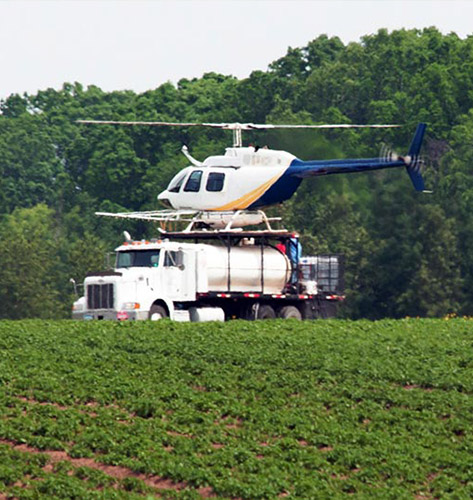Salem Helicopter Truck Re-Fuel